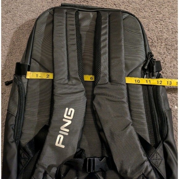 Ping Golf Solheim Cup Laptop Gunmetal Black Backpack New With Tags! - Picture 9 of 10